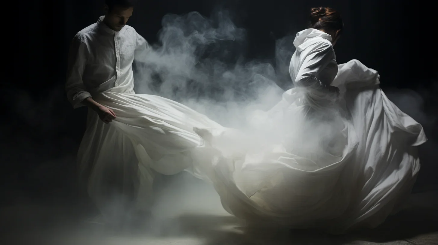 Acteur trouvant de l'aide dans le stress pendant la répétition