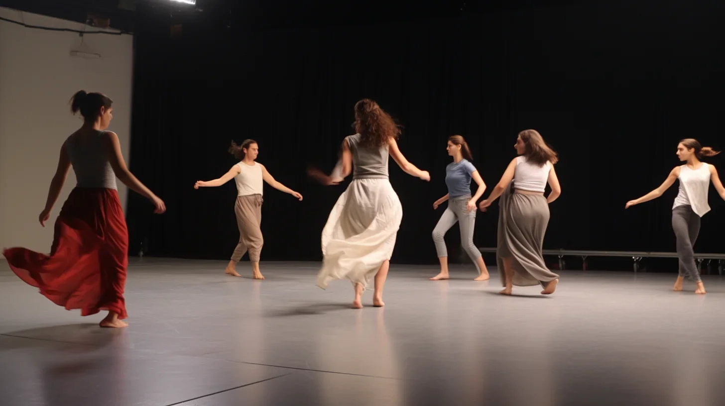 Jeunes actrices se soutenant mutuellement