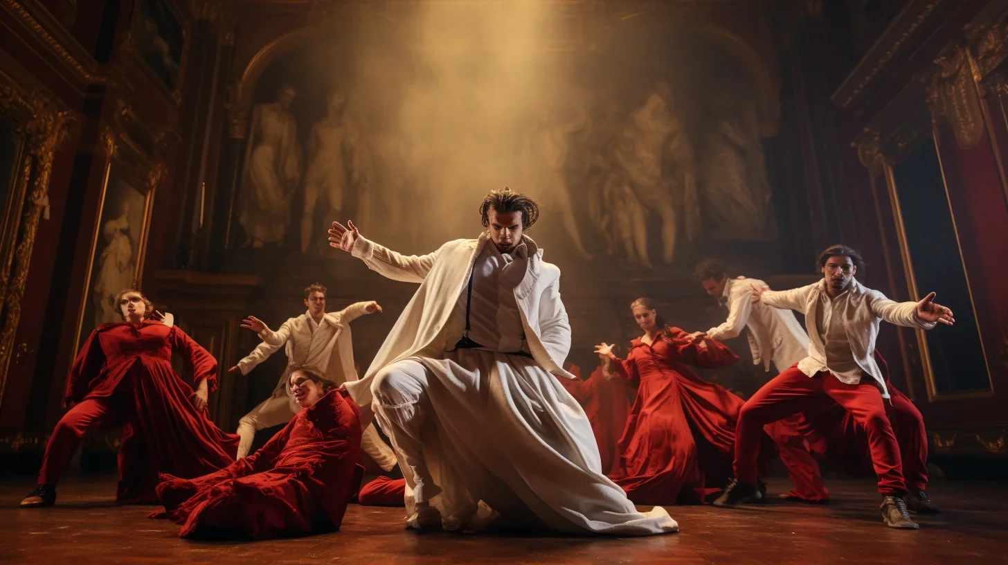 Scène du spectacle "Les Misérables" de Victor Hugo