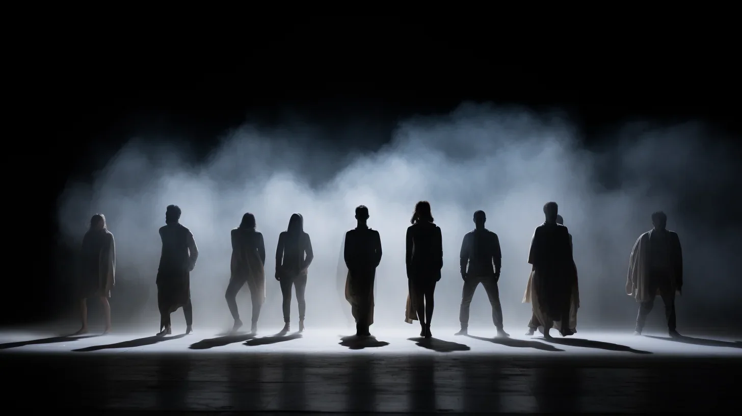 Scène Spectaculaire sous la Lumière en Contre-Jour - Image