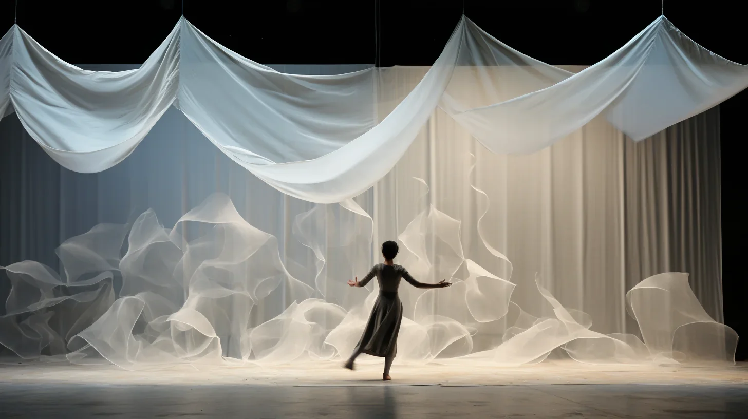 Performance captivante d'une actrice seule sur scène au cœur de l'action théâtrale