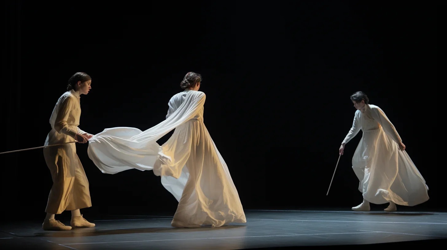 Moment de climax sur scène devant le public