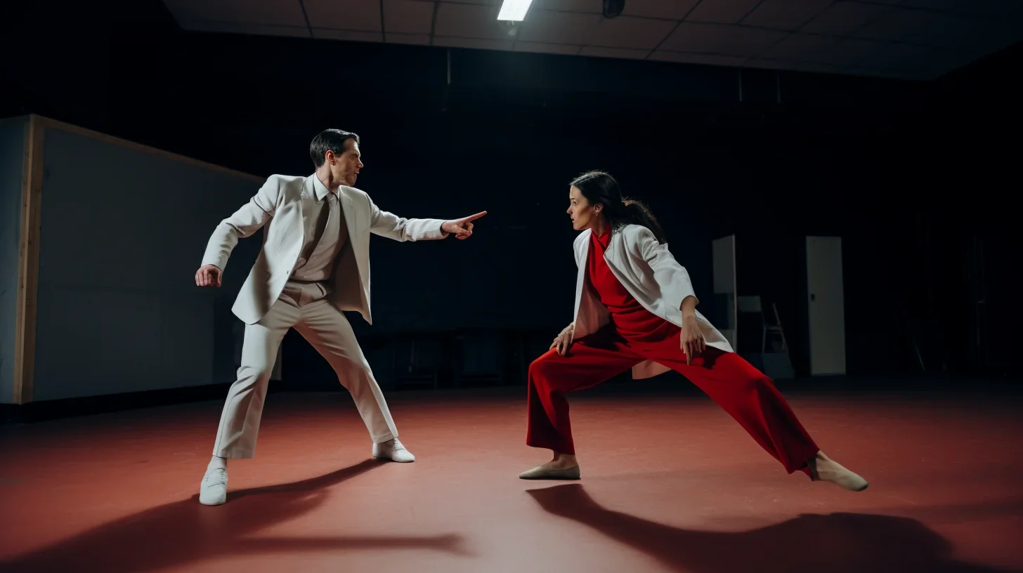 Le point culminant entre le pair de comédiens