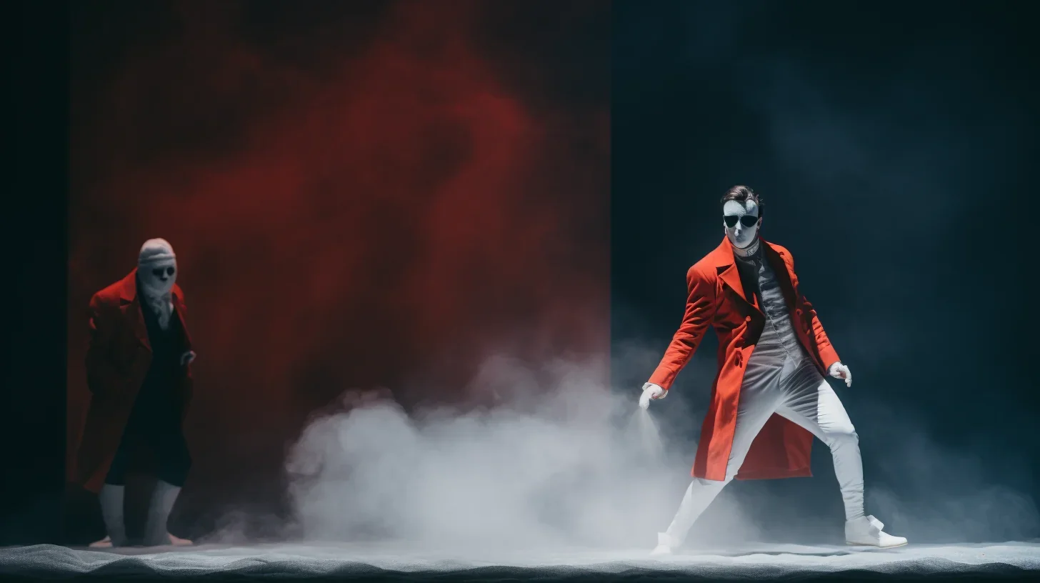 Image de la scène du spectacle 'Le Soleil Classique' mise en scène par Andrey Myasnikov