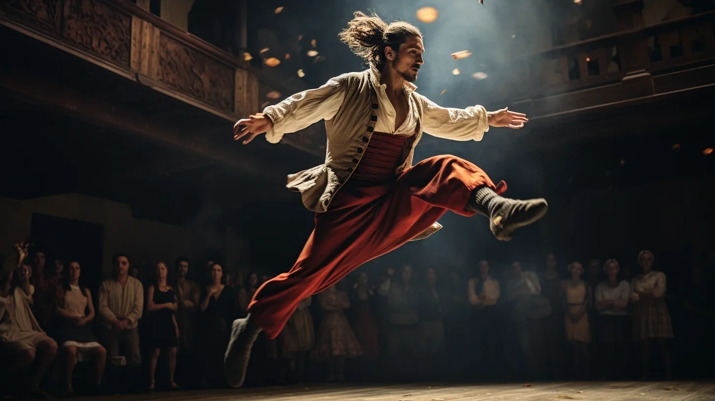 Danseurs éblouissants dans "Le soleil classique" par Andrey Myasnikov