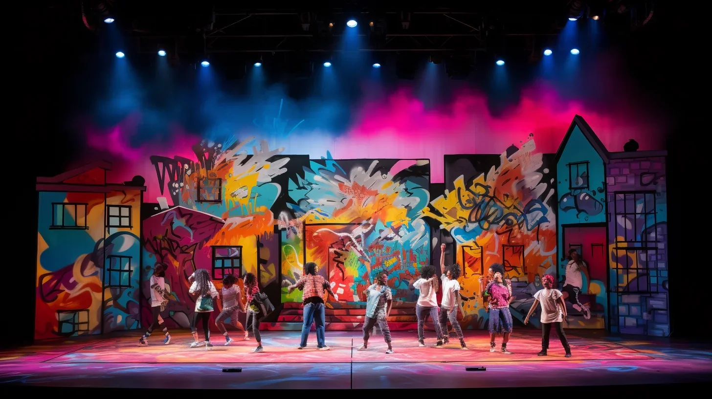 Répétitions de scénographie et mise en scène en cours