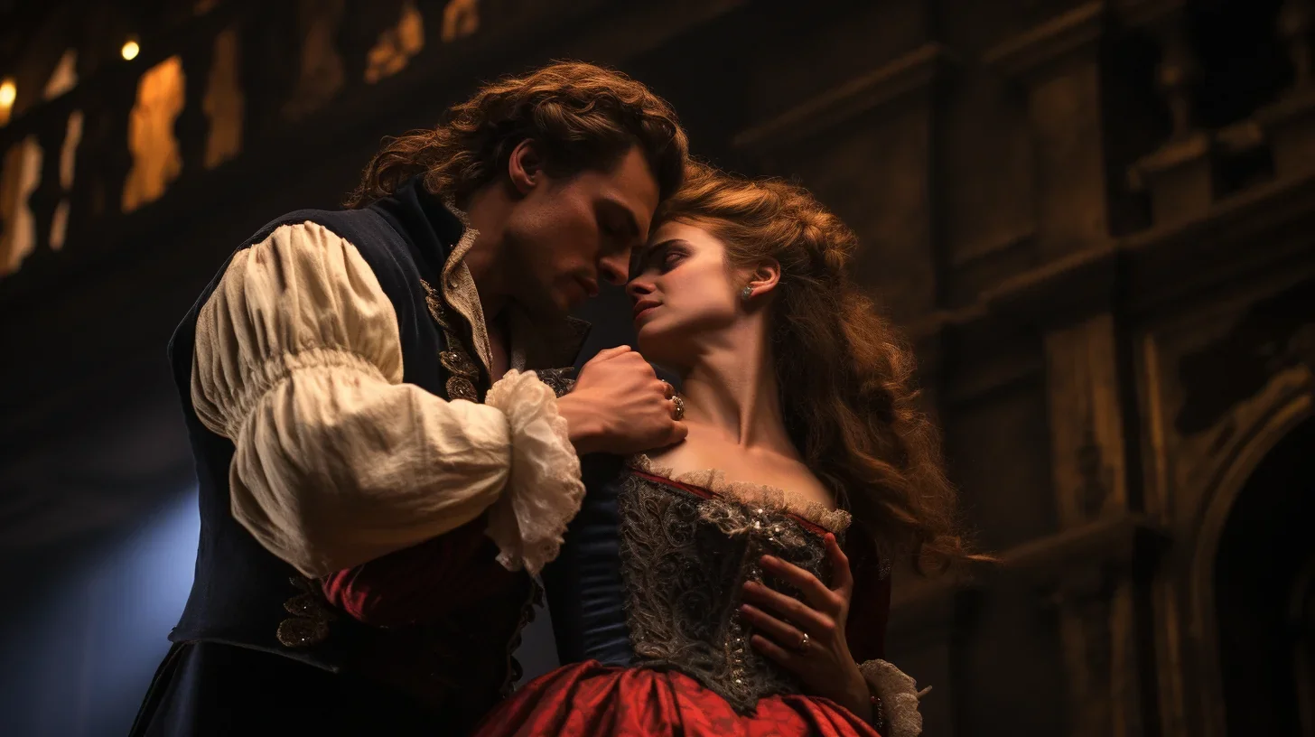 Image d'une scène romantique avec deux personnages