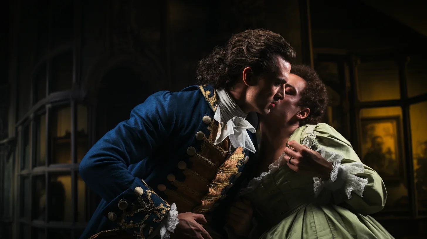 Deux artistes captivants en plein spectacle