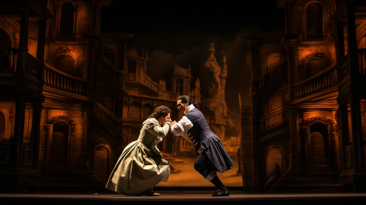 Deux artistes éblouissants en pleine performance sur scène