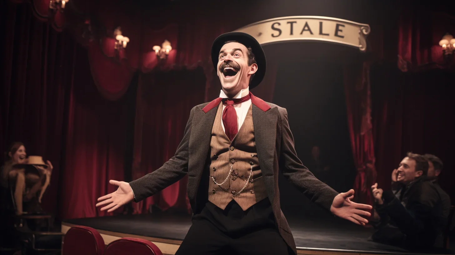 Image d'illustration pour L'humour, une forme d'expression artistique dans la pièce de théâtre