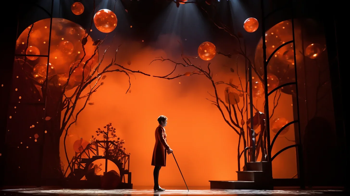 Affiche de l'adaptation théâtrale de l'Œuvre de Victor Hugo - Les Misérables