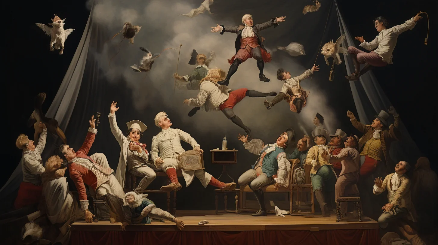 Interprétation scénique d'une pièce inspirée par Victor Hugo