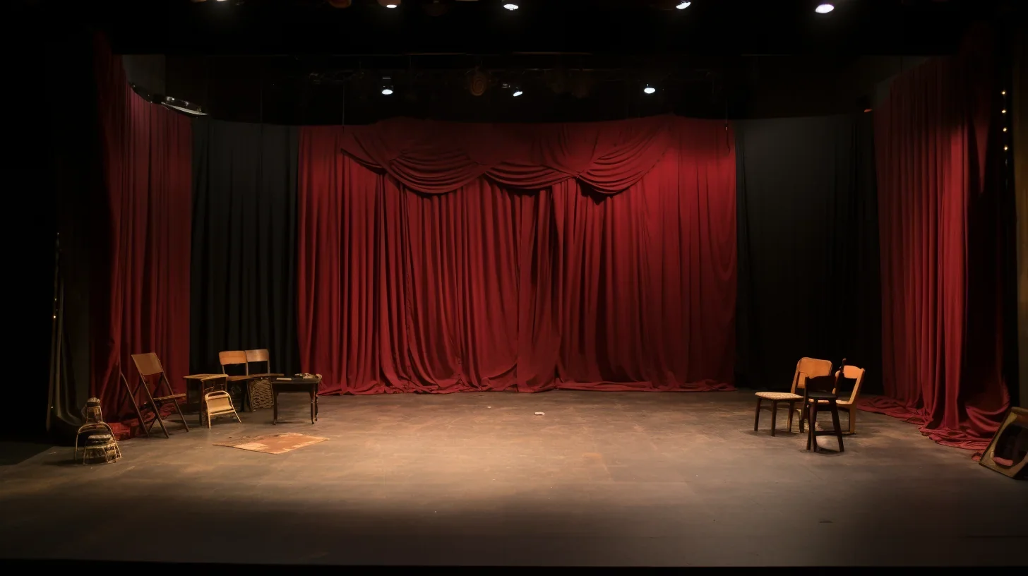 Espace de travail du cours de théâtre