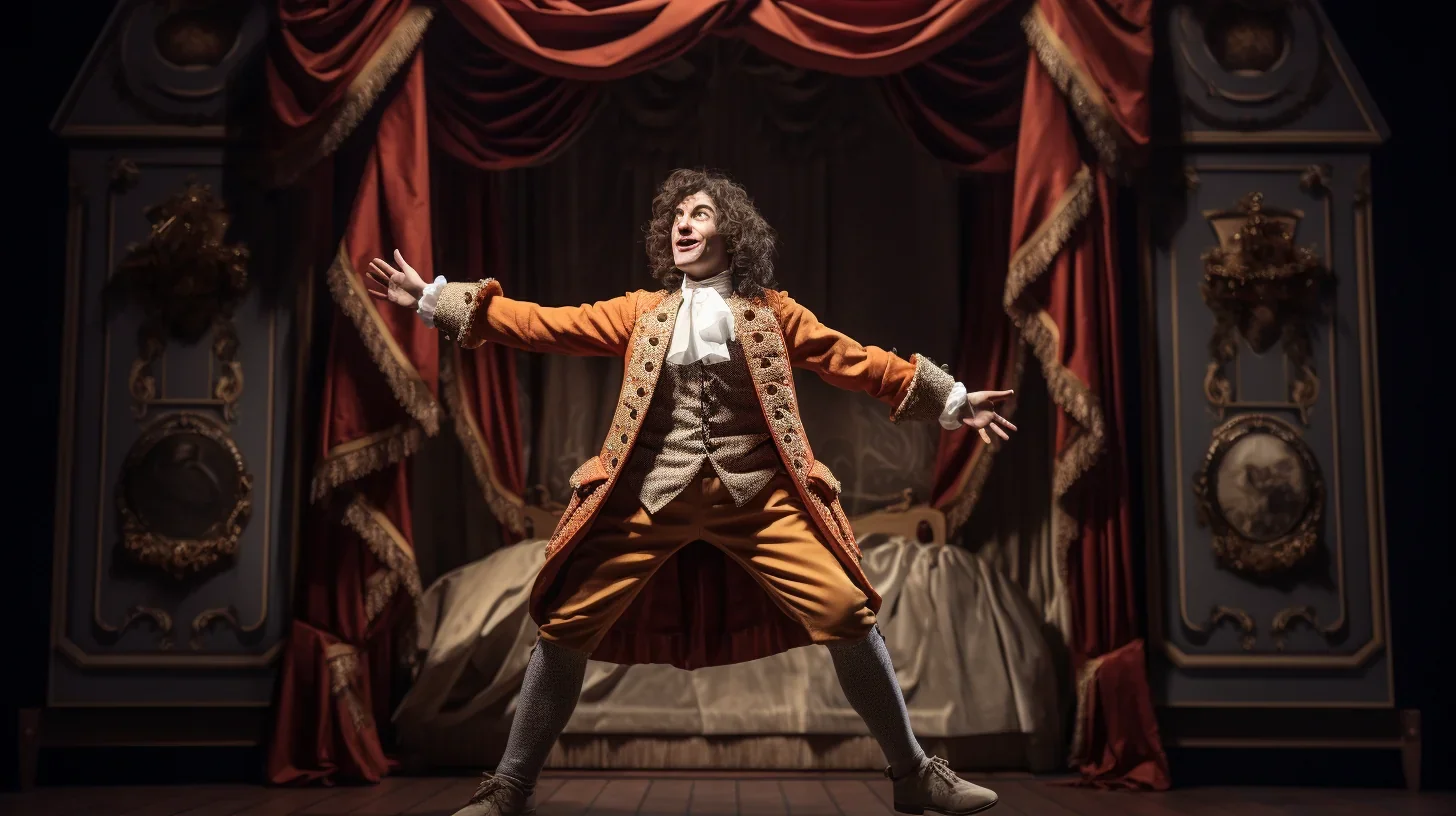 Scène captivante du spectaculaire final d'un atelier de théâtre avec des acteurs en plein jeu