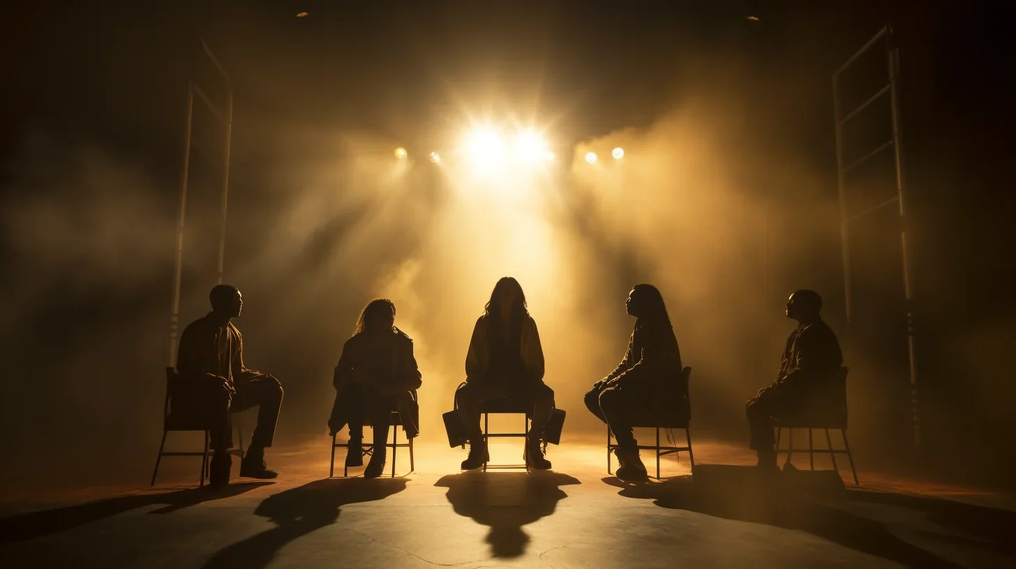 Illustration de la création scénique réalisée en collaboration avec notre accompagnement