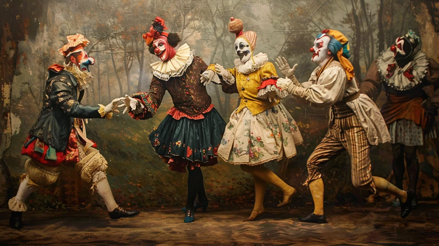 Personnages de la Commedia Dell'arte - Des représentations colorées