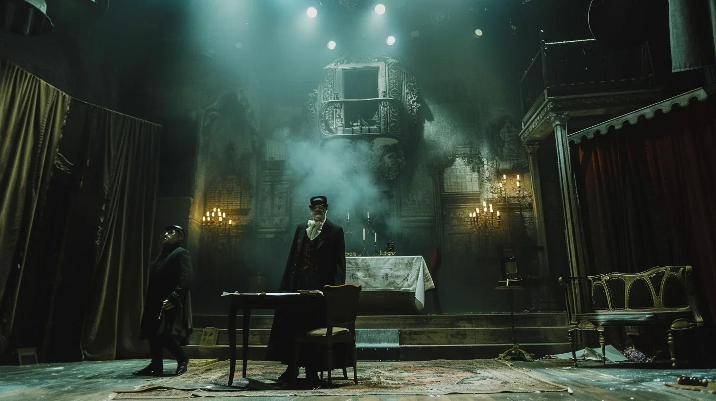 Scène du spectacle en décors