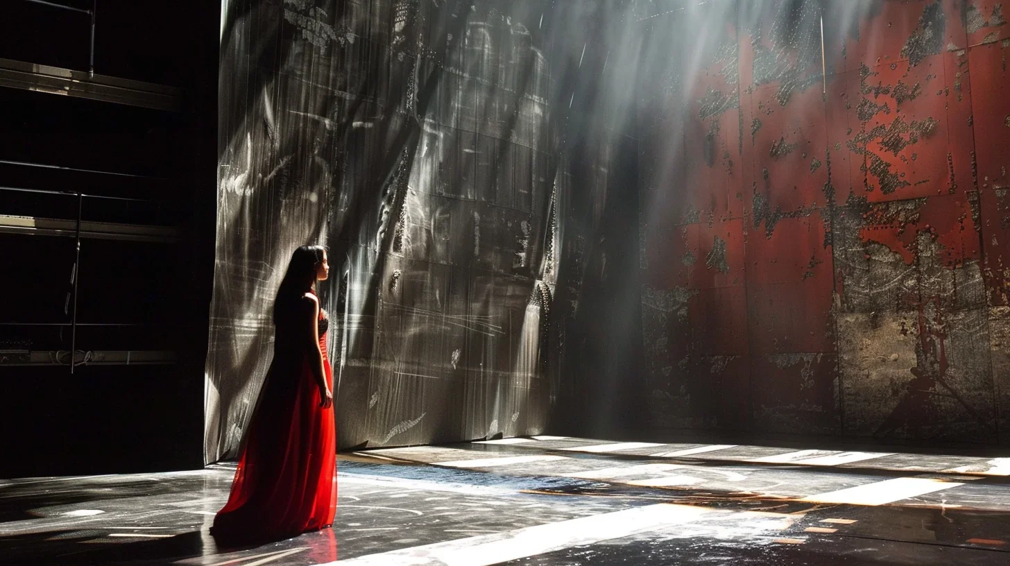 Moment saisissant de la performance théâtrale d'Antigone