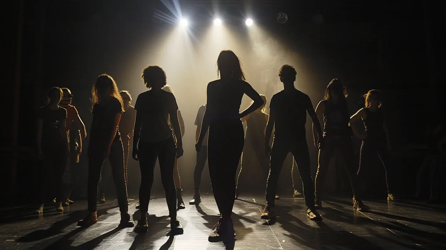 Élèves captivés par un cours de théâtre interactif