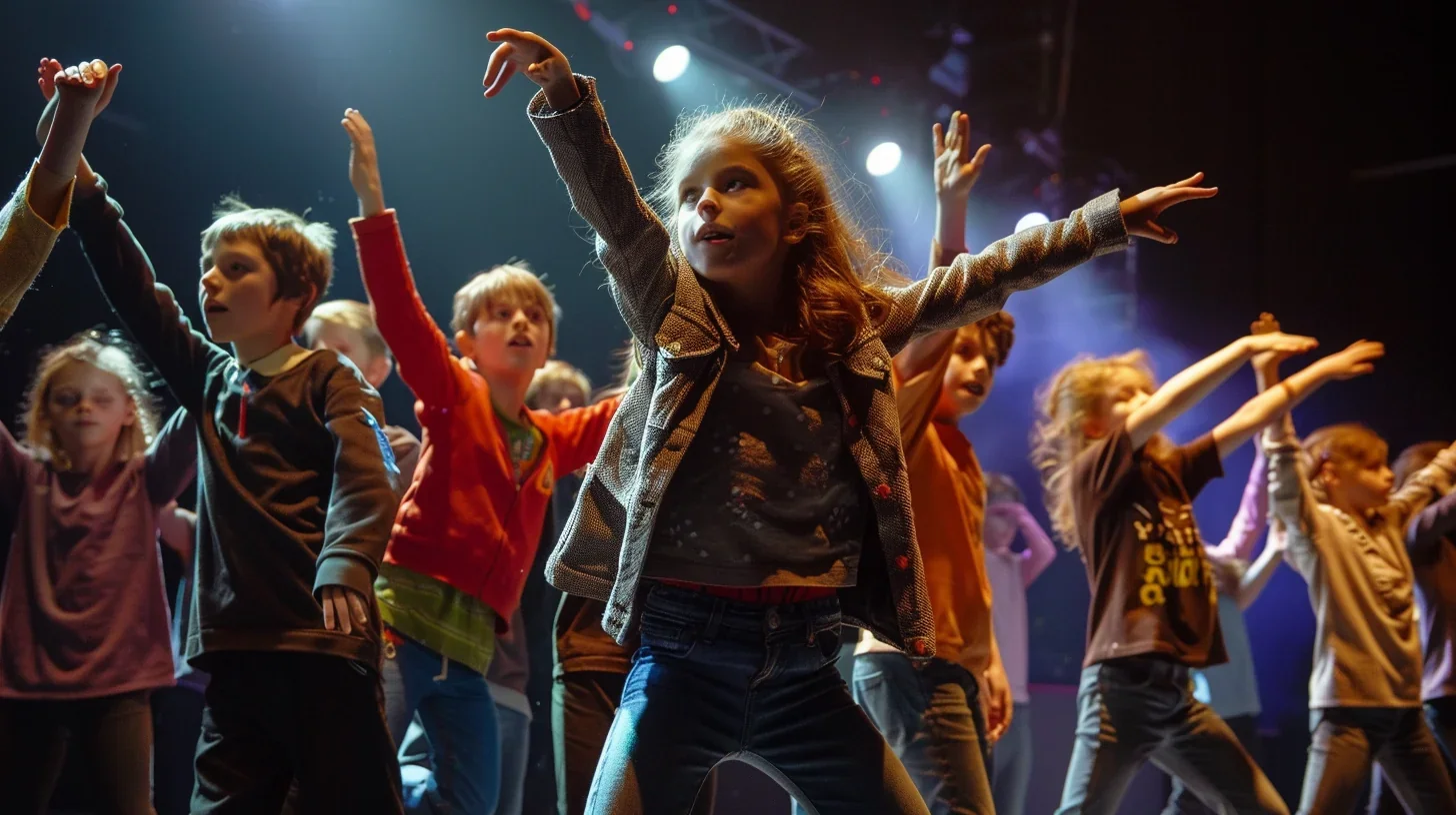 Des étudiants immergés dans un cours de théâtre dynamique