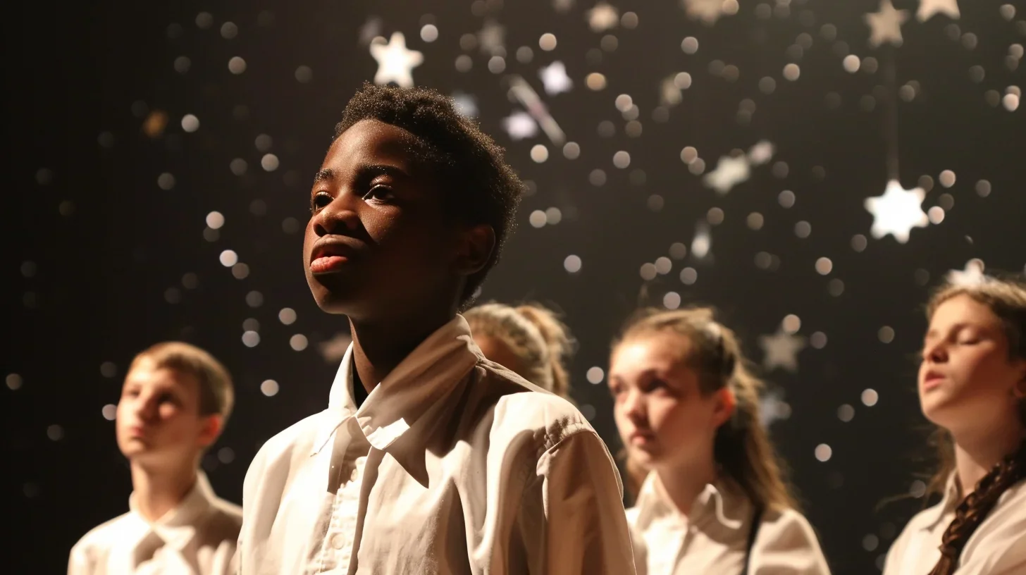 Une atmosphère palpitante où l'art du théâtre prend vie