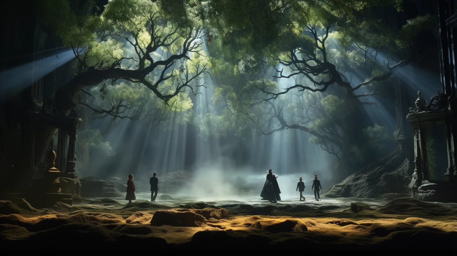 Cette scène, avec son décor incroyablement réaliste en pleine forêt, nous a transportés dans un monde authentique. Les arbres, la