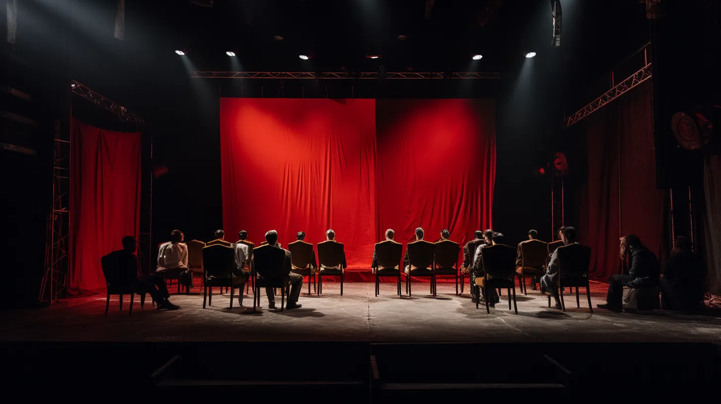 Mettre en scène une saynète de théâtre en ligne