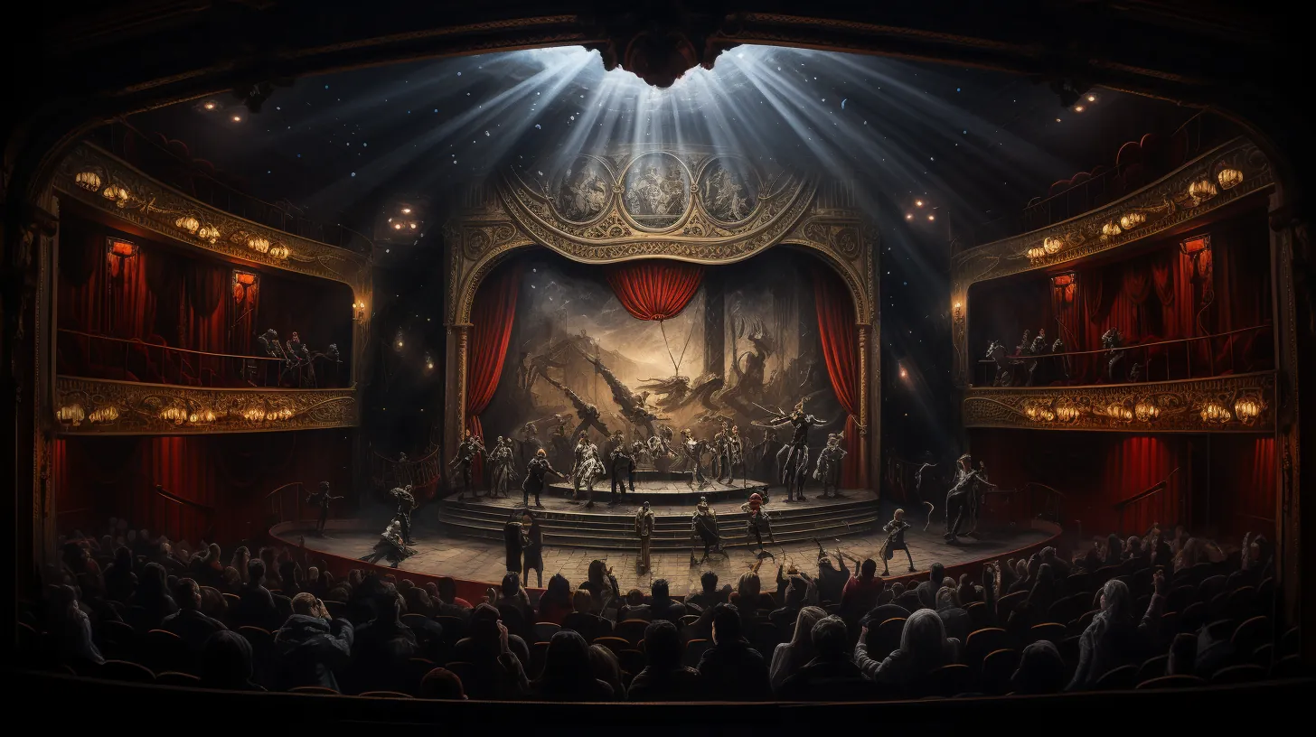 Illustration d'une pièce de théâtre conçue via la plateforme pour auteurs dramatiques