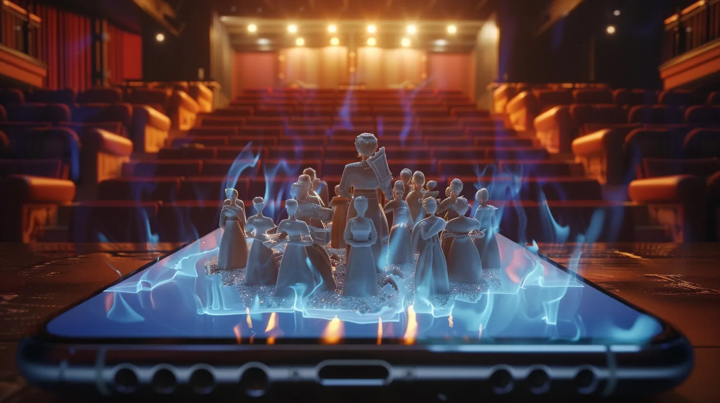 Activités théâtrales sur l'application mobile TheatArt