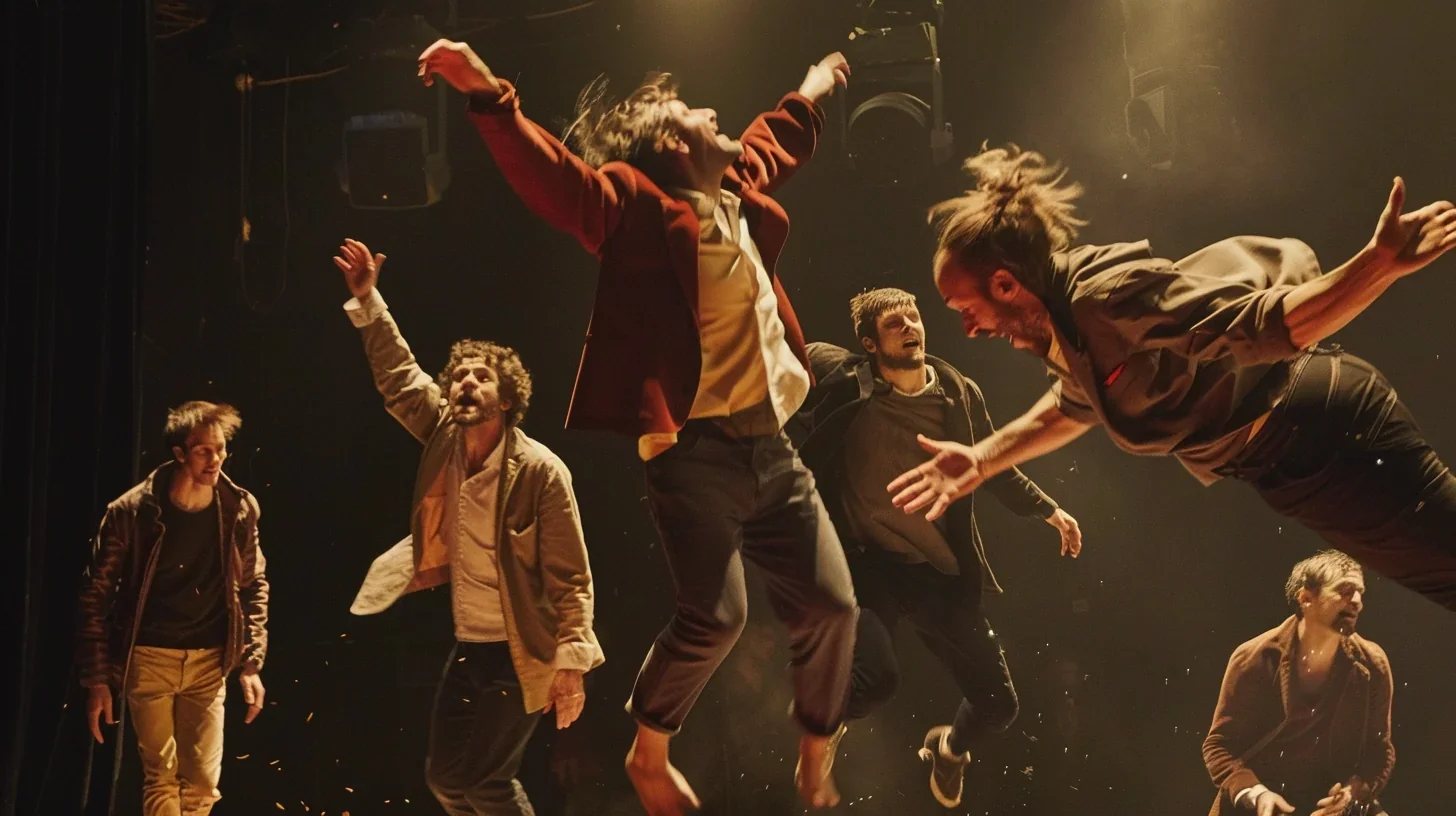 Répétition animée de la célèbre pièce théâtrale