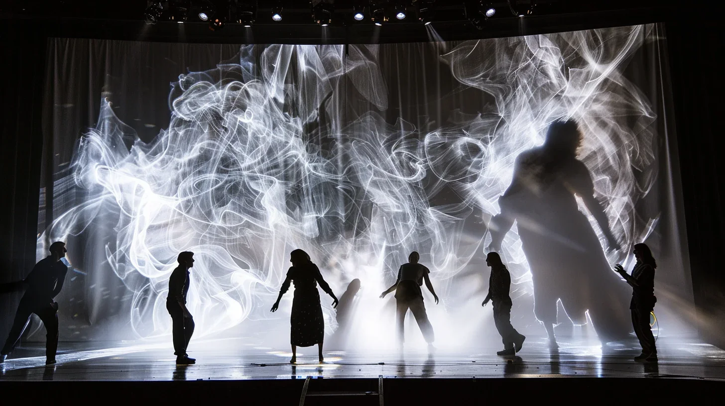 Image illustrant un spectacle érotique sur scène