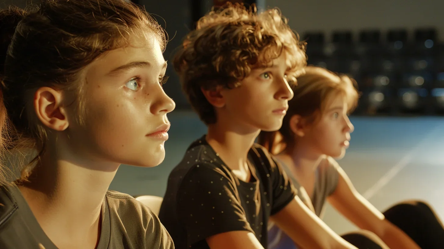 Groupe d'élèves participant à un atelier de théâtre