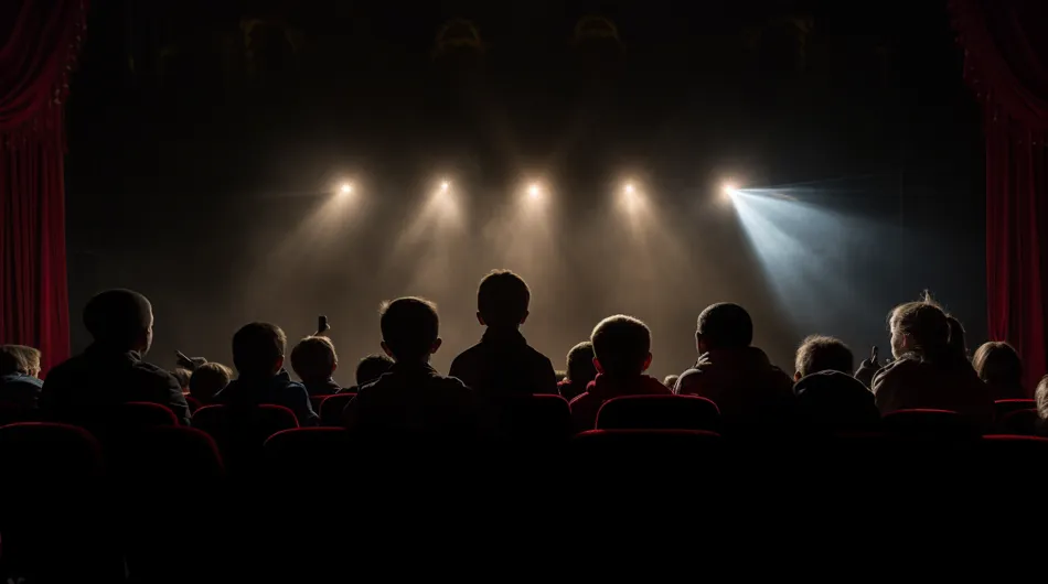 Le public est déjà là, les lumières se baissent, et l'excitation monte en flèche. Nous sommes sur le point de commencer