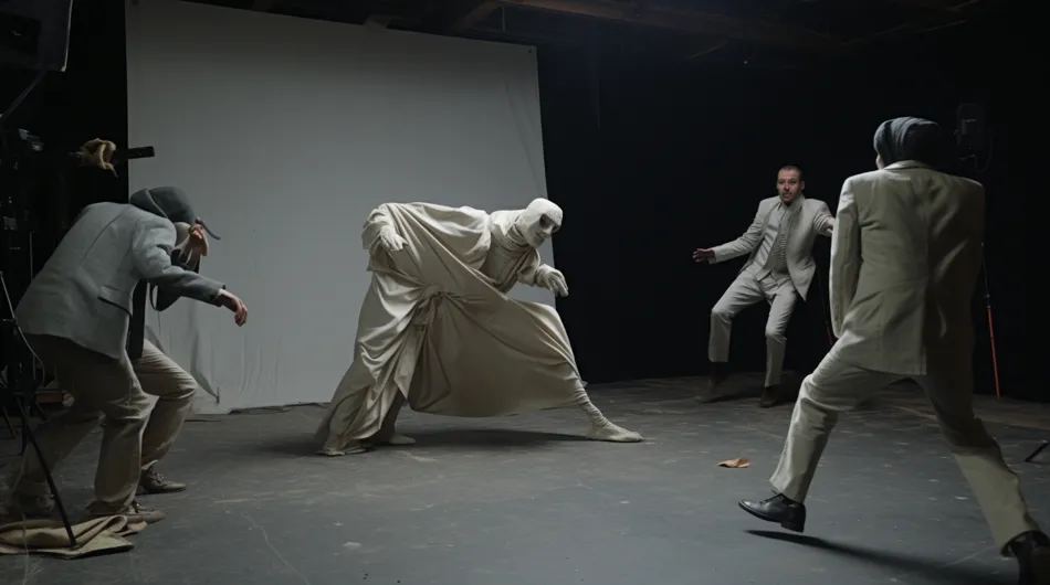 Improvisation réussie lors d'un atelier de théâtre